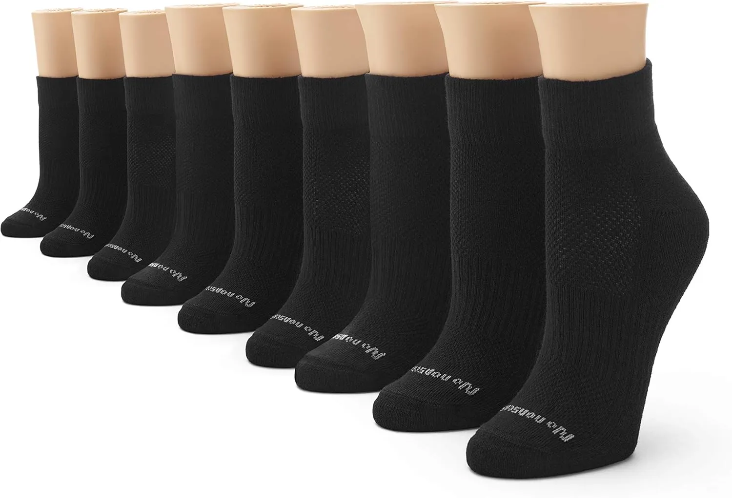 No nonsense Women’s Cushioned Mesh Quarter Top Ankle Socks - Premium Comfort for Women