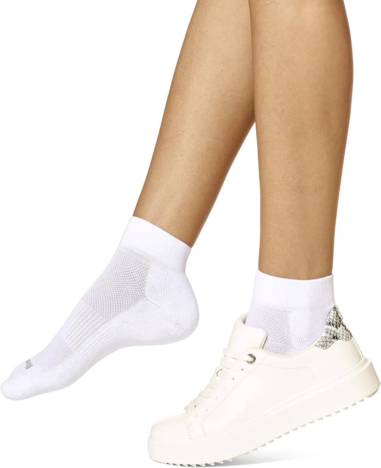 No nonsense Women’s Cushioned Mesh Quarter Top Ankle Socks - Premium Comfort for Women