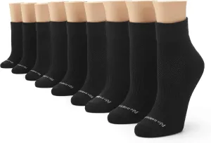No nonsense Women’s Cushioned Mesh Quarter Top Ankle Socks - Premium Comfort for Women