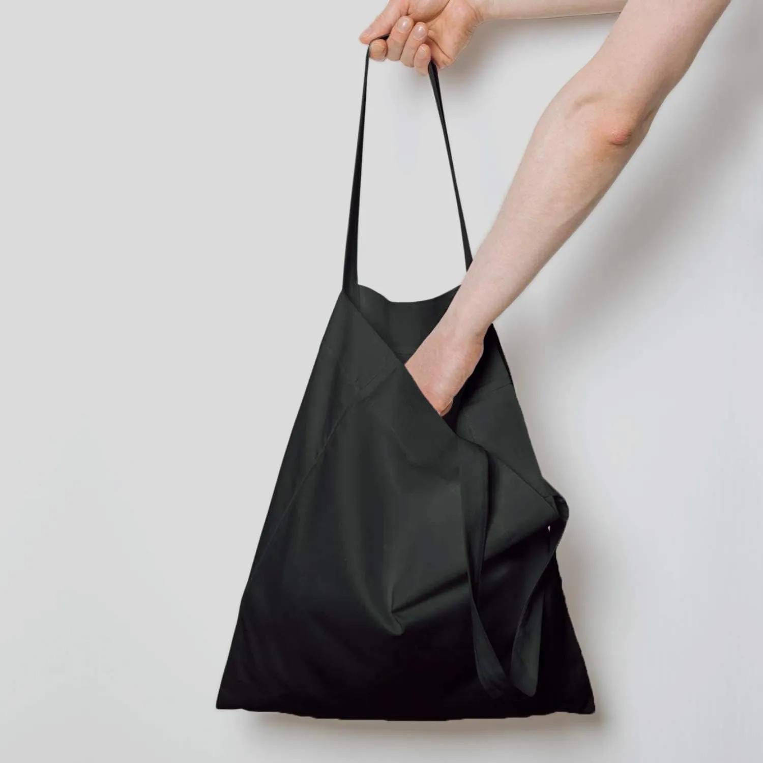 NPBAG 15 Pack 15'' X 16'' Black Cotton Tote Bags, Lightweight Blank Bulk Cloth bags with 1pc of PTFE Teflon Sheet