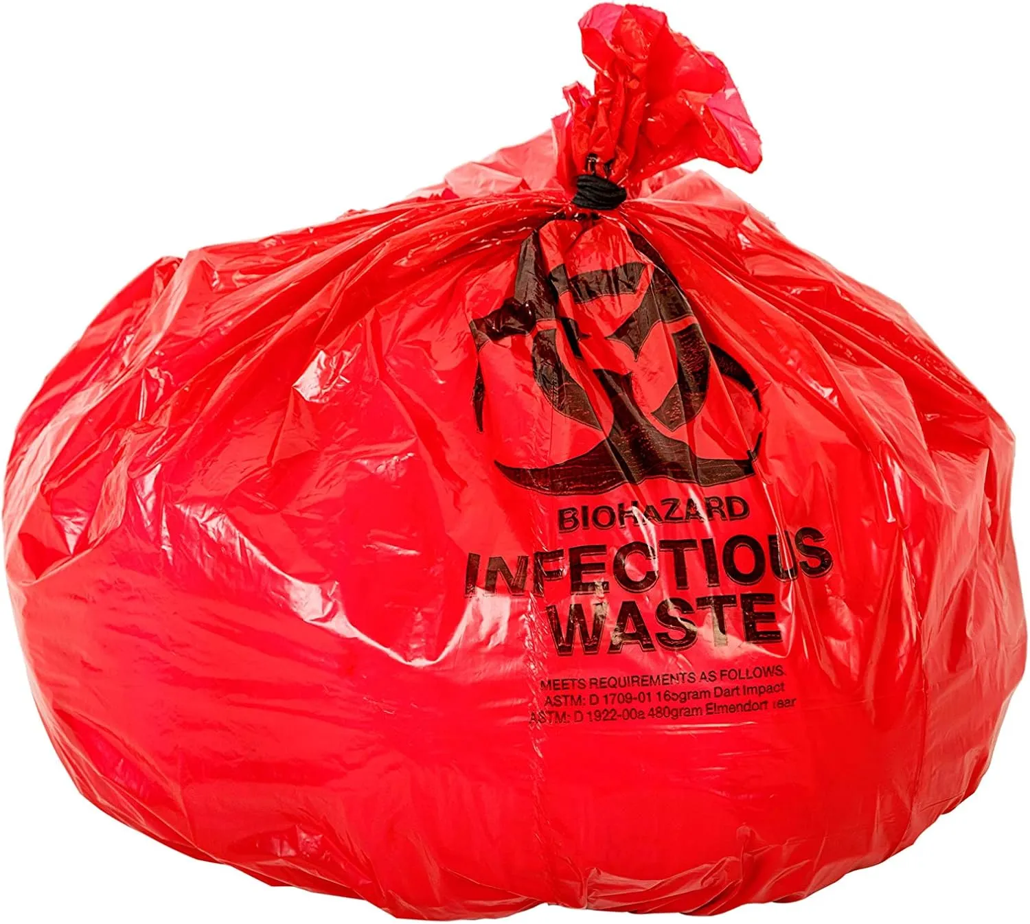 Oakridge OSHA Approved Biohazard Safety Bags (25 Gallon) (50 Bags) - Professional Grade