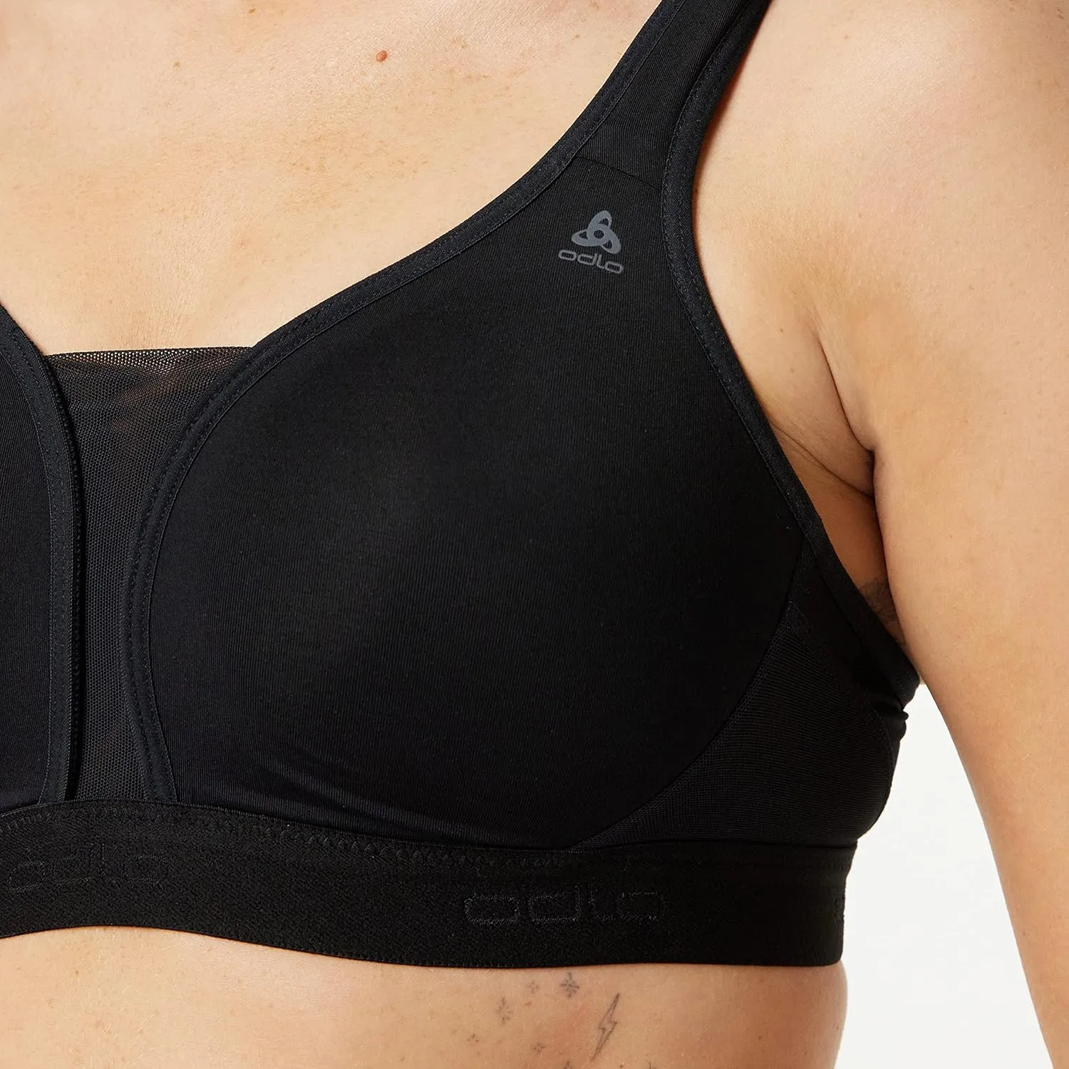 ODLO Women Sports Padded HIGH Bra - Black