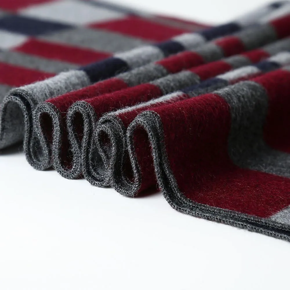 OHAYOMI Mens Scarf Winter Fashion Formal Soft Scarves for Men