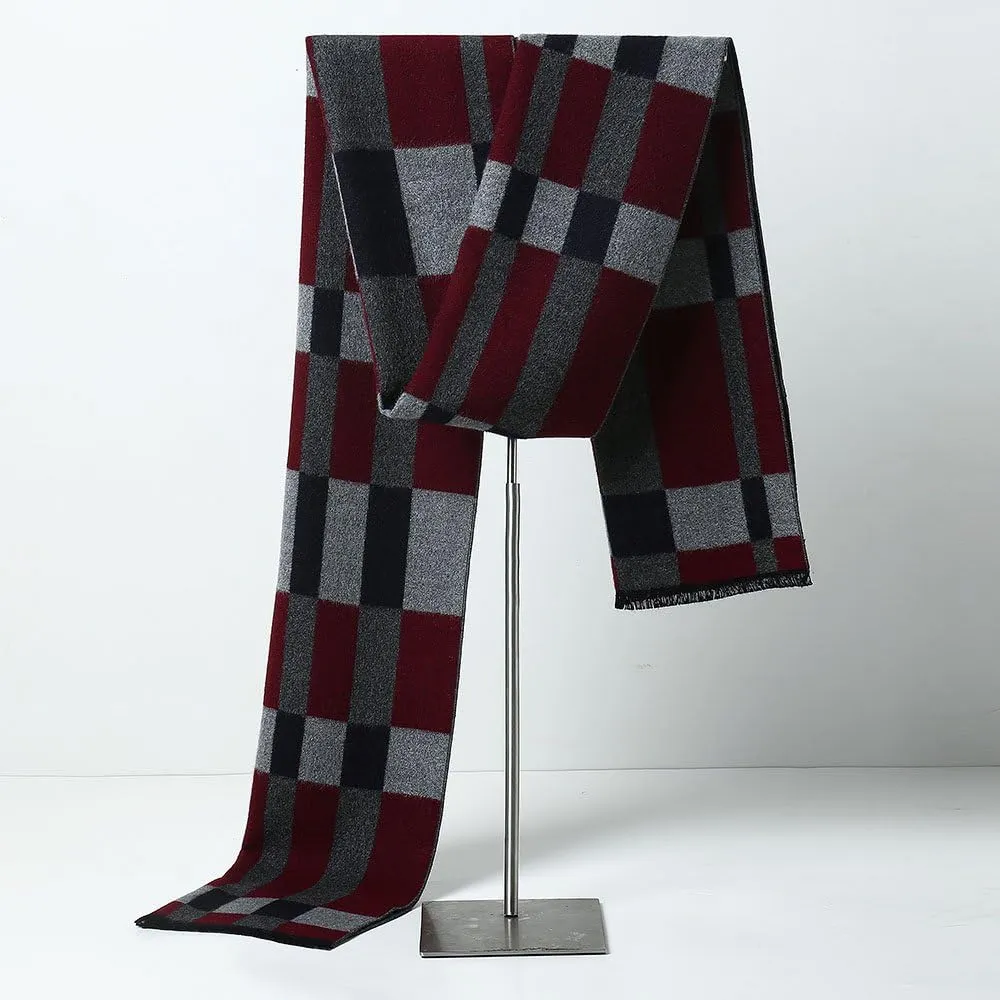 OHAYOMI Mens Scarf Winter Fashion Formal Soft Scarves for Men