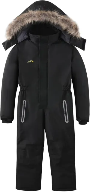OHSNMAKSL Kid's Snowsuits Boys Ski Suits Jackets Girls Waterproof Coats Jumpsuits Winter Snowboarding Outdoor