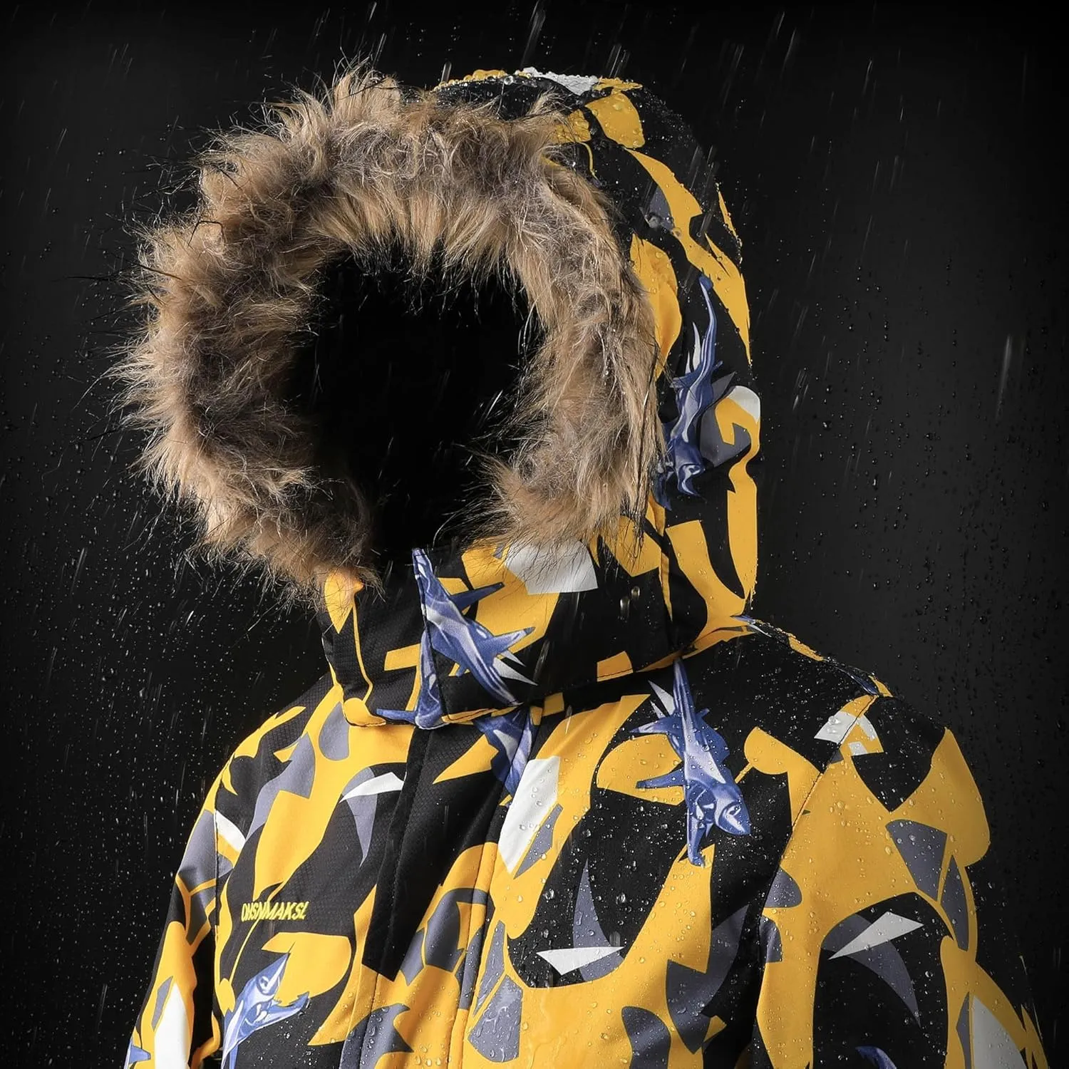 OHSNMAKSL Kid's Snowsuits Boys Ski Suits Jackets Girls Waterproof Coats Jumpsuits Winter Snowboarding Outdoor