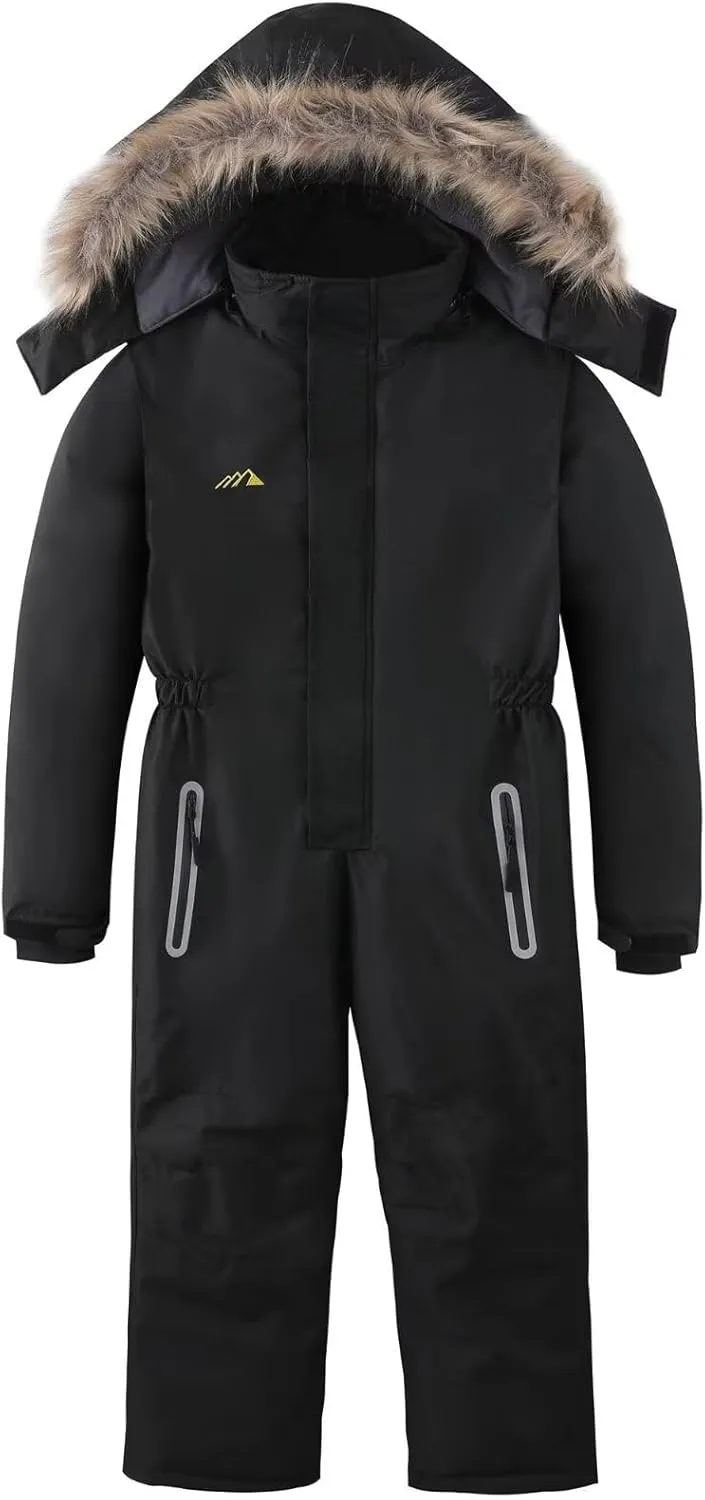 OHSNMAKSL Kid's Snowsuits Boys Ski Suits Jackets Girls Waterproof Coats Jumpsuits Winter Snowboarding Outdoor