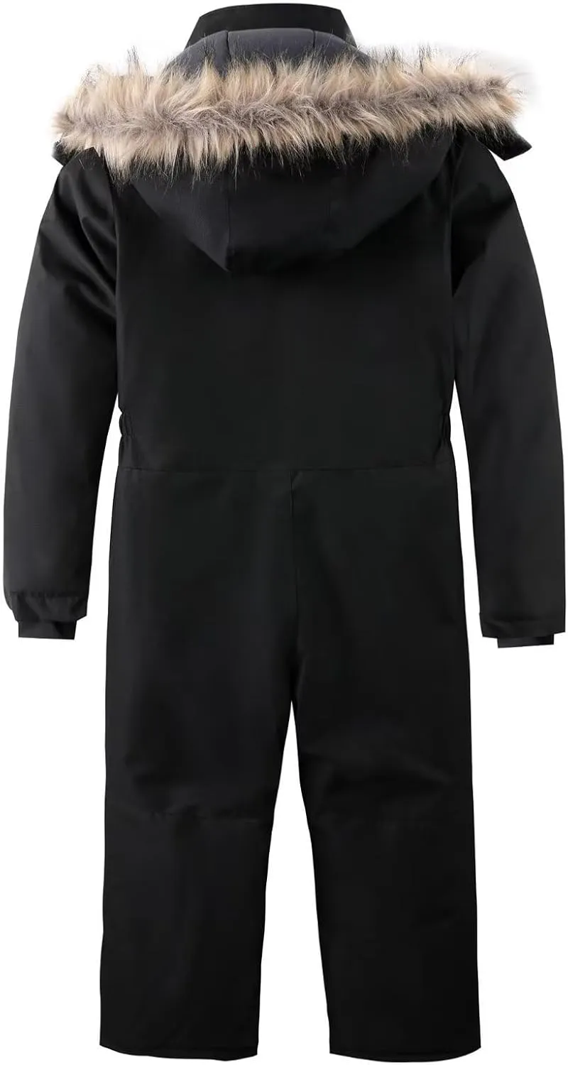 OHSNMAKSL Kid's Snowsuits Boys Ski Suits Jackets Girls Waterproof Coats Jumpsuits Winter Snowboarding Outdoor