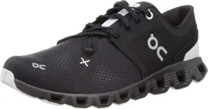 On Men's Cloud X 3 Sneakers, Black, 9.5 Medium US
