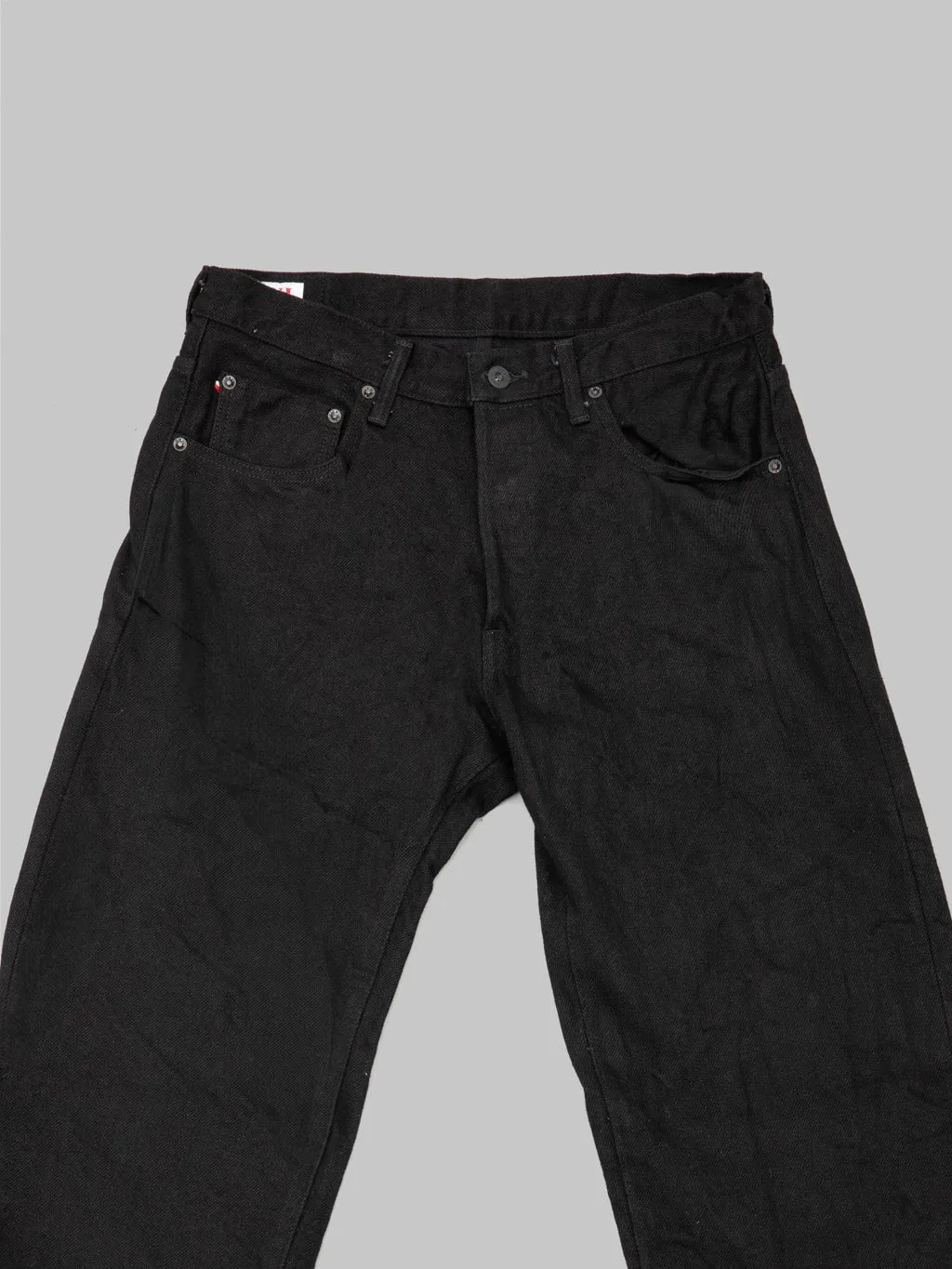 ONI Denim 200ZR-BKBK "Secret Black Denim" 20oz Wide Straight Jeans