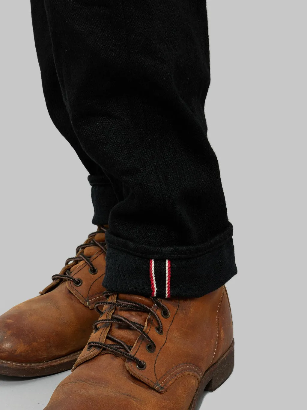 ONI Denim 246ZR-BKBK "Secret Black Denim" 20oz Neat Straight Jeans
