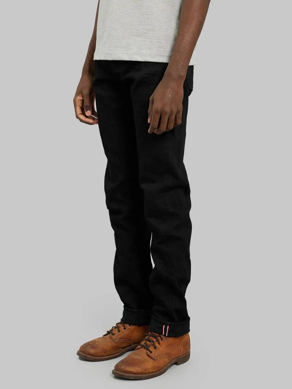ONI Denim 246ZR-BKBK "Secret Black Denim" 20oz Neat Straight Jeans