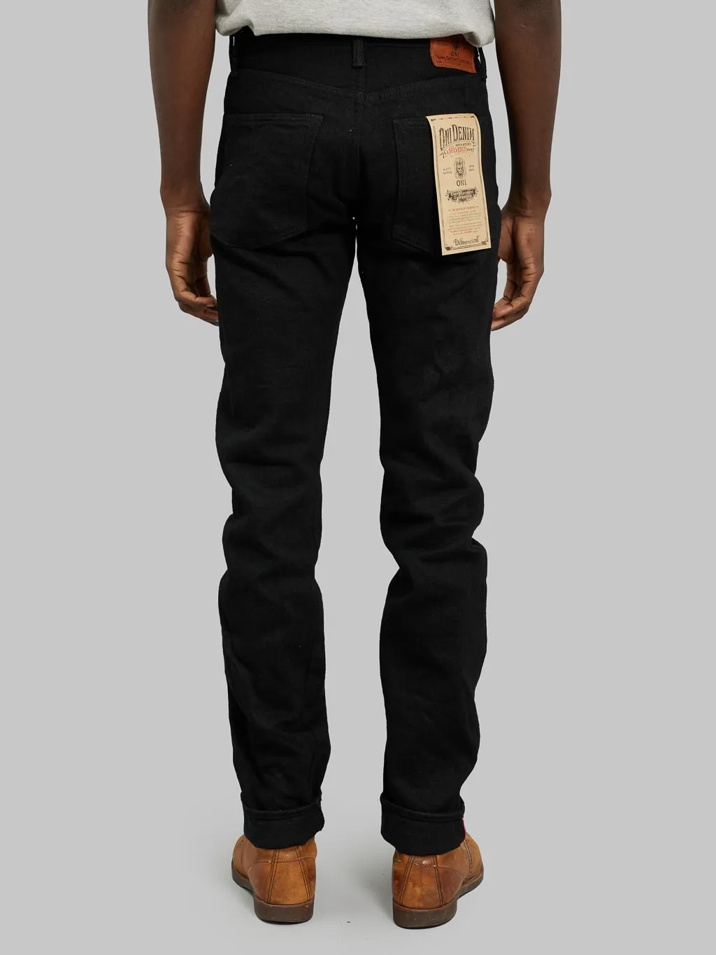 ONI Denim 246ZR-BKBK "Secret Black Denim" 20oz Neat Straight Jeans