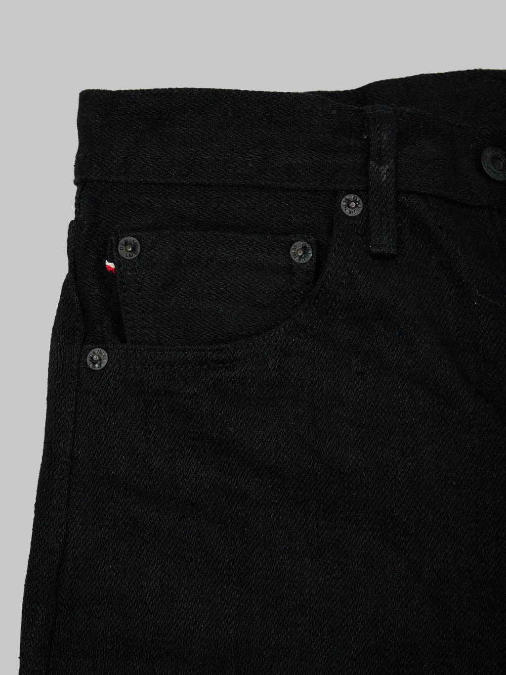 ONI Denim 622ZR-BKBK "Secret Black Denim" 20oz Relaxed Tapered Jeans