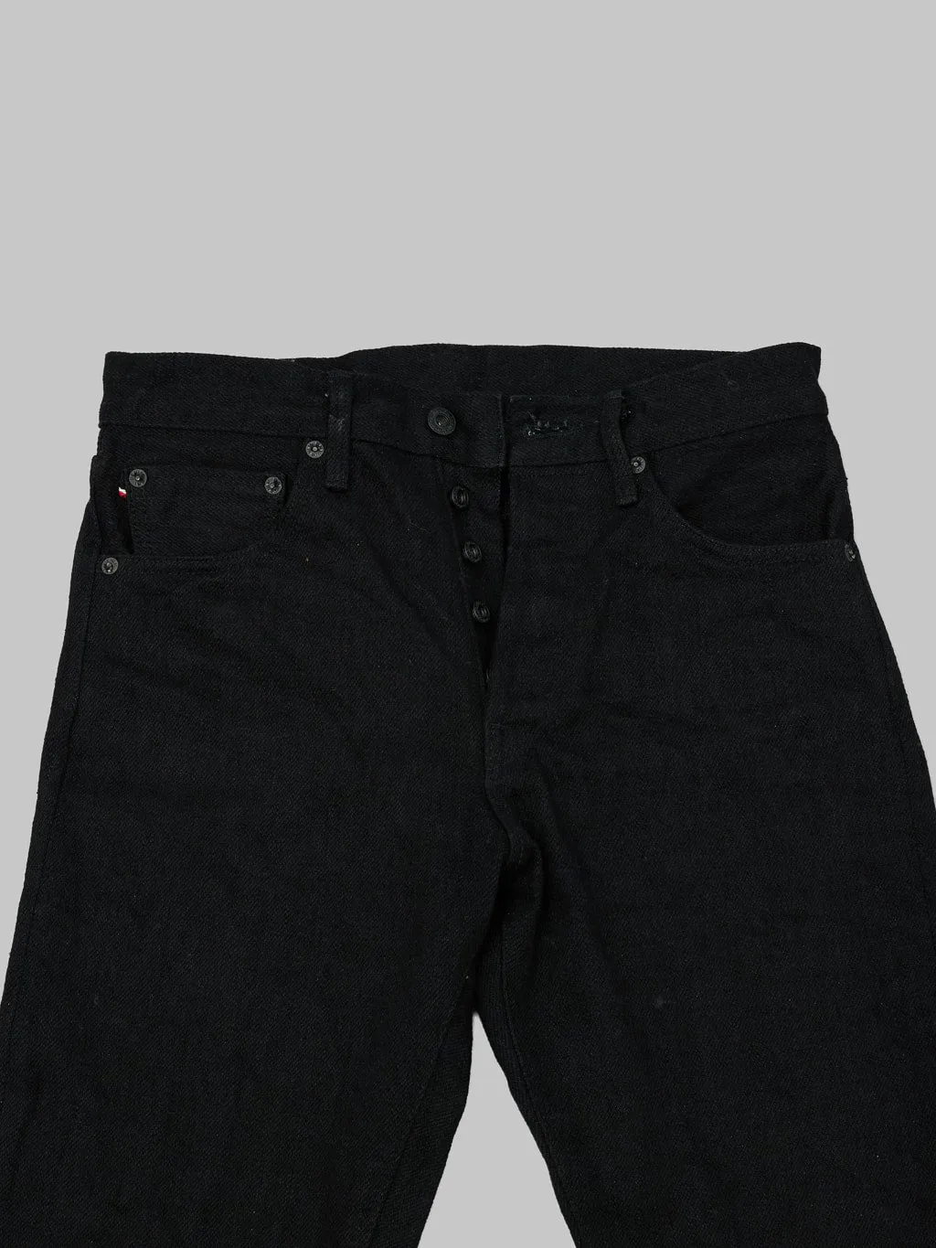 ONI Denim 622ZR-BKBK "Secret Black Denim" 20oz Relaxed Tapered Jeans