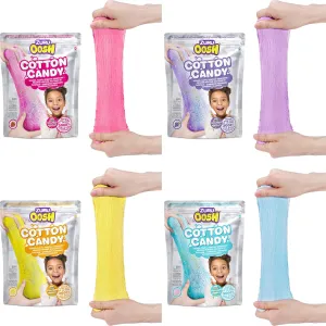 Oosh Cotton Candy Small Foil Bag 30g (4 Pack) by ZURU, Fluffy Slime, Stretch Slime, Grows 3000% in Size, Slime for Girls and Kids