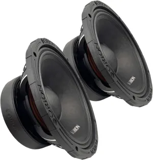 ORION XTX1058DC XTR Series High Efficiency 10” Mid-Range Dust Cap Loudspeakers, 2000W Max Power, 500W RMS, 8 Ohm, 3” Voice Coil - Pro Car Audio Stereo (Set of 2 Speakers)