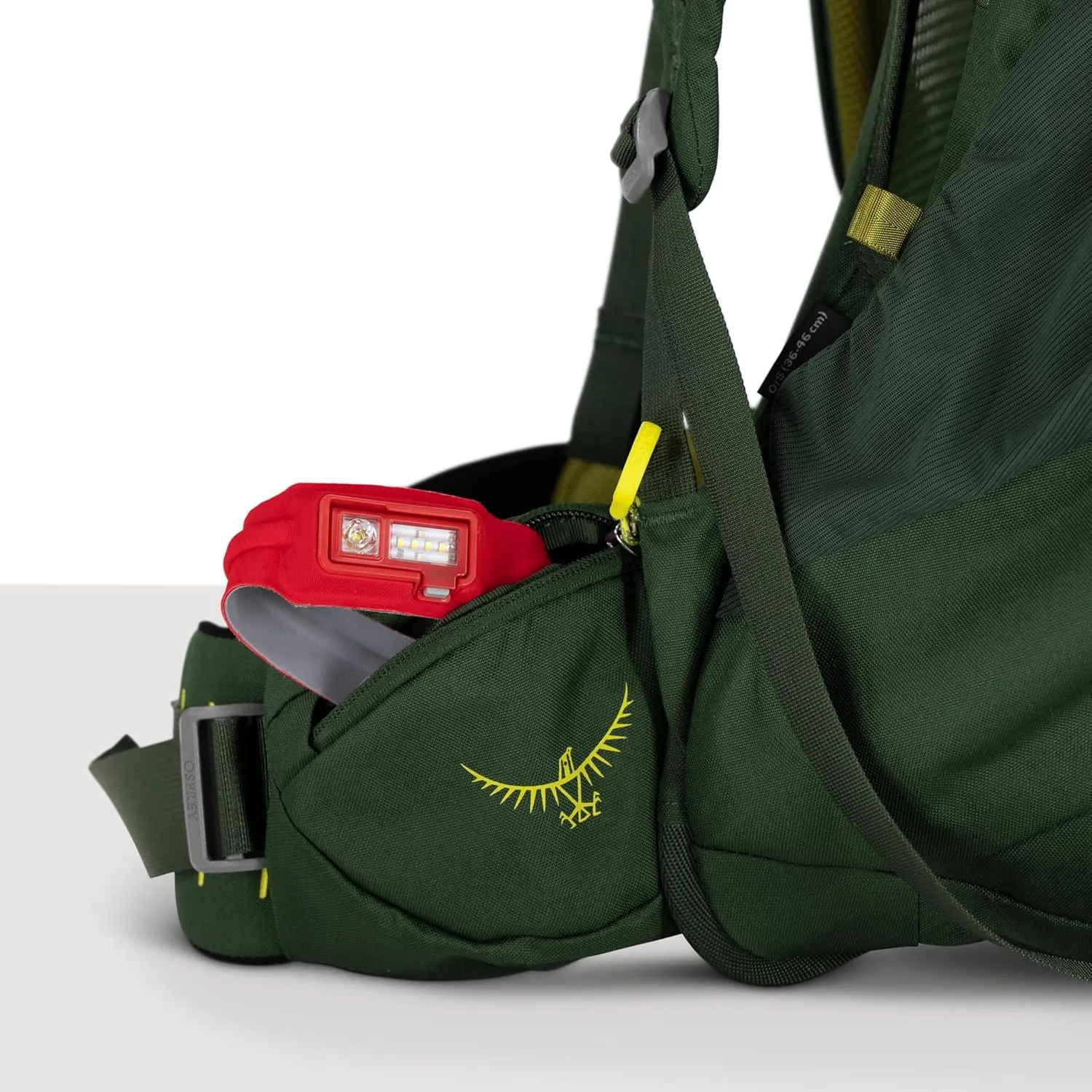 Osprey Ace 50L Kids' Backpacking Backpack, Green Canopy