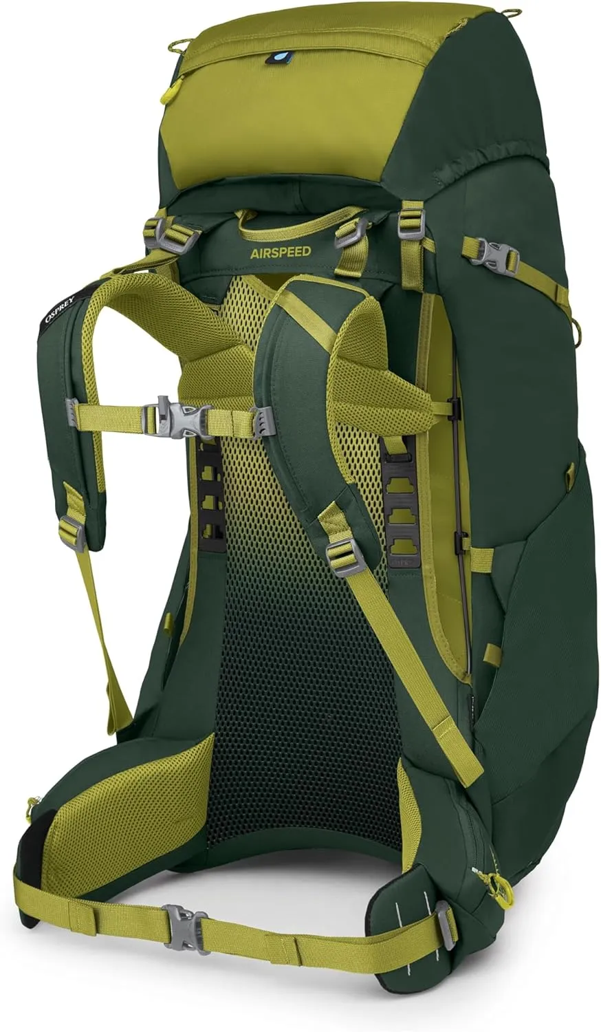 Osprey Ace 50L Kids' Backpacking Backpack, Green Canopy