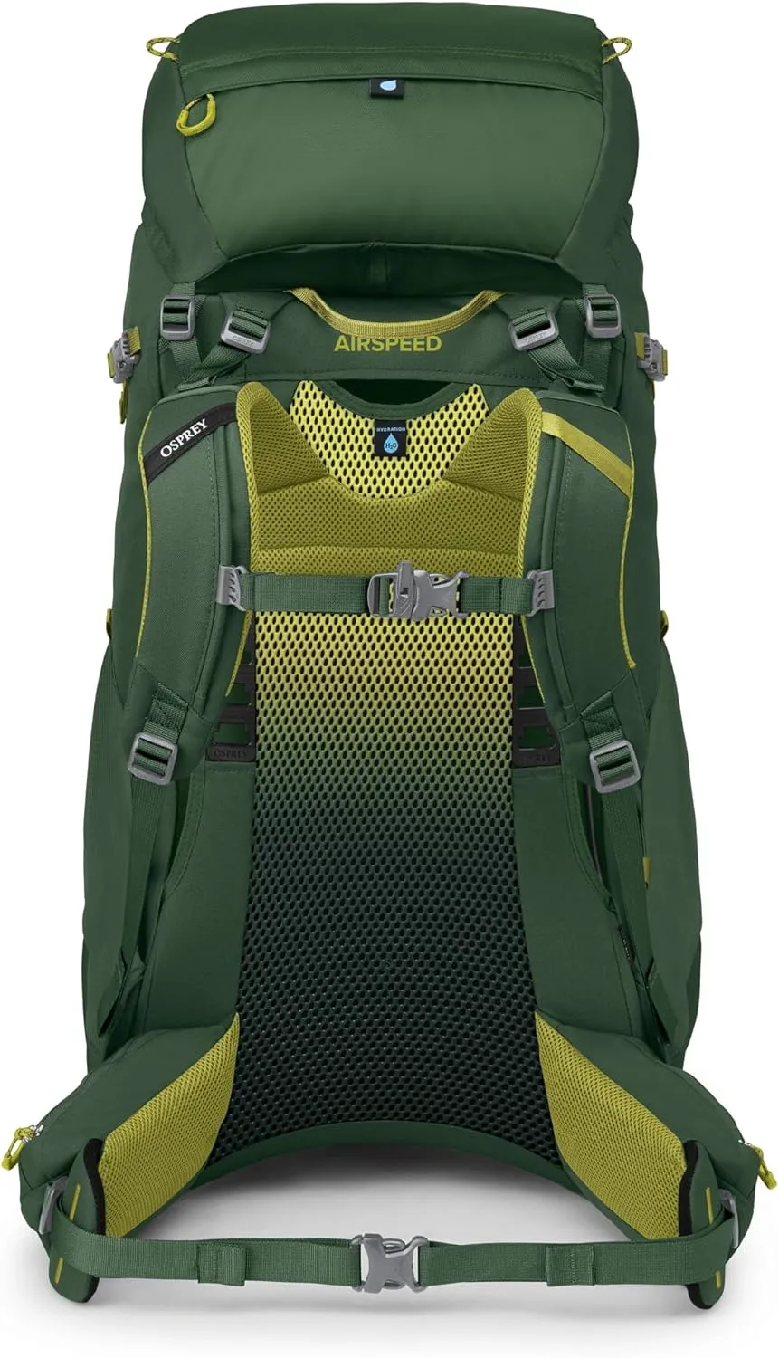 Osprey Ace 50L Kids' Backpacking Backpack, Green Canopy
