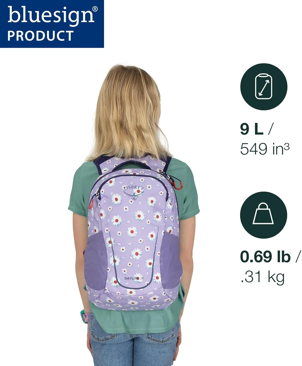 Osprey Daylite Kids, Alpin Blue/Blue Flame, One Size