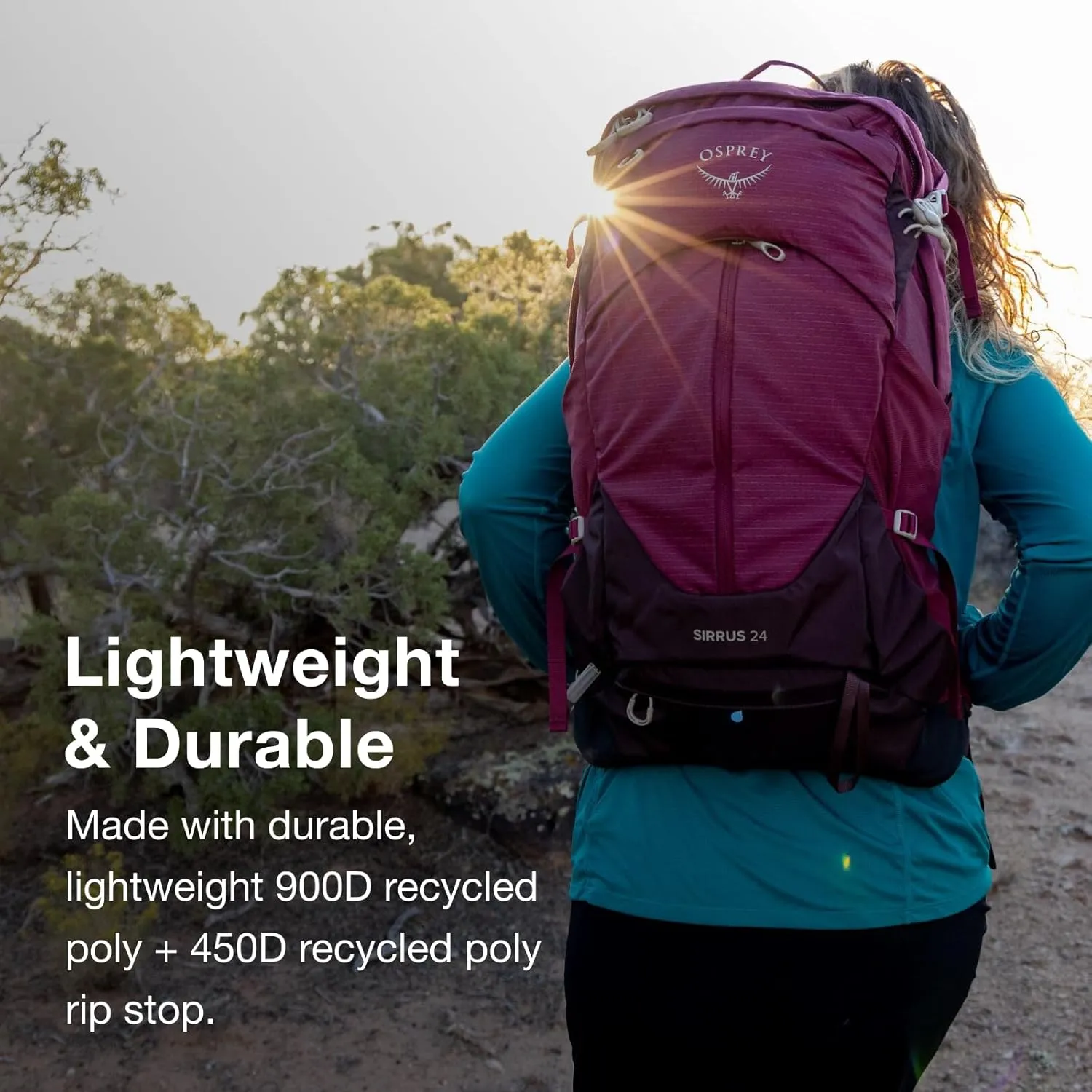 Osprey Sirrus 24L Women's Hiking Backpack, Muted Space Blue