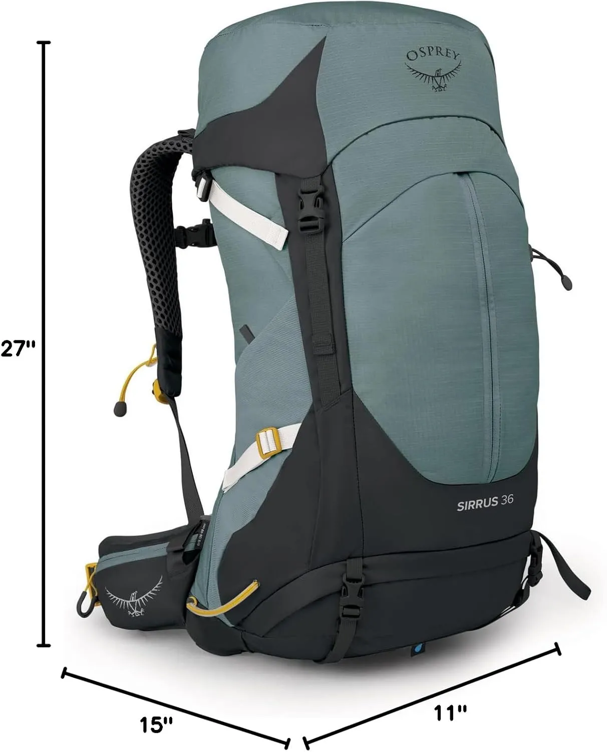Osprey Sirrus 36L Women's Hiking Backpack, Succulent Green