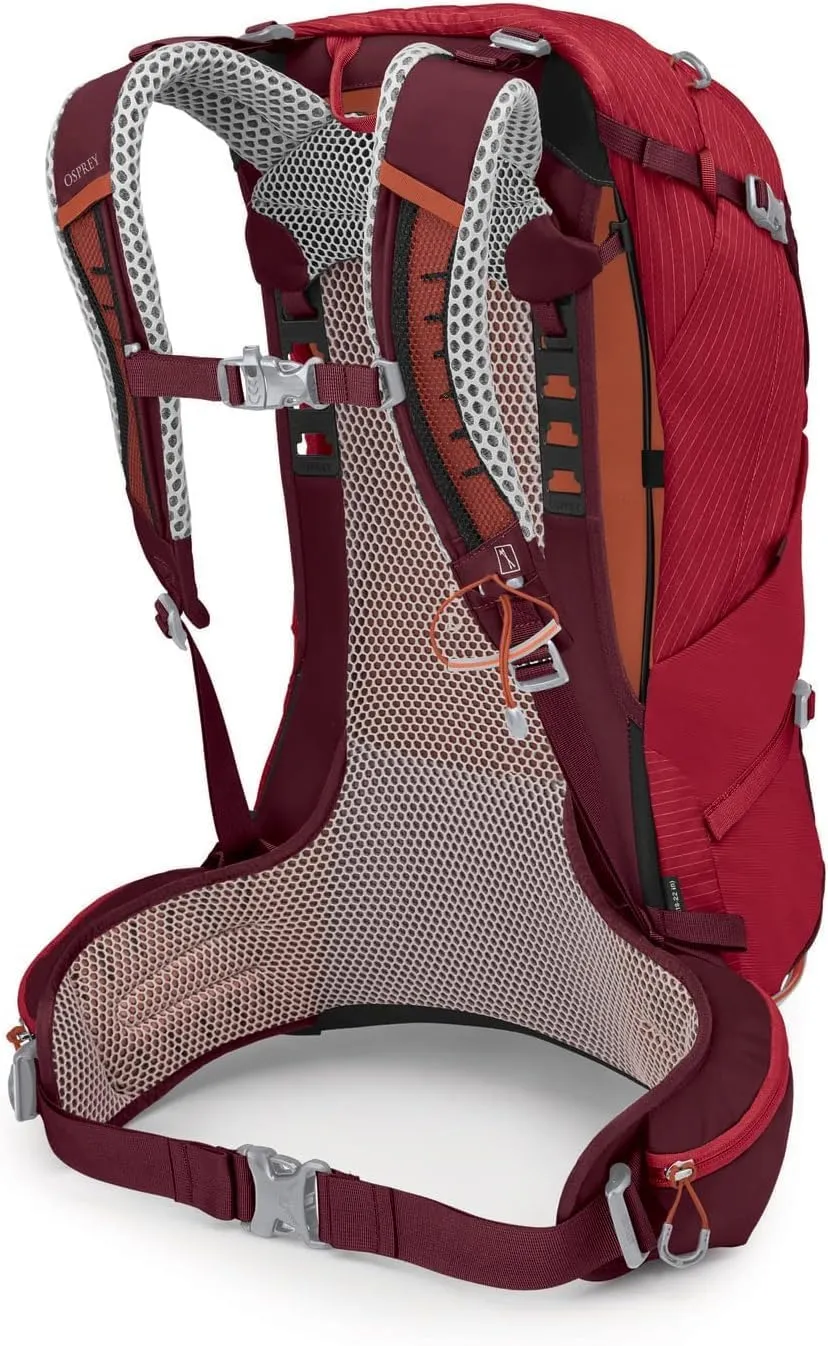 Osprey Stratos 24L Men's Hiking Backpack, Poinsettia Red