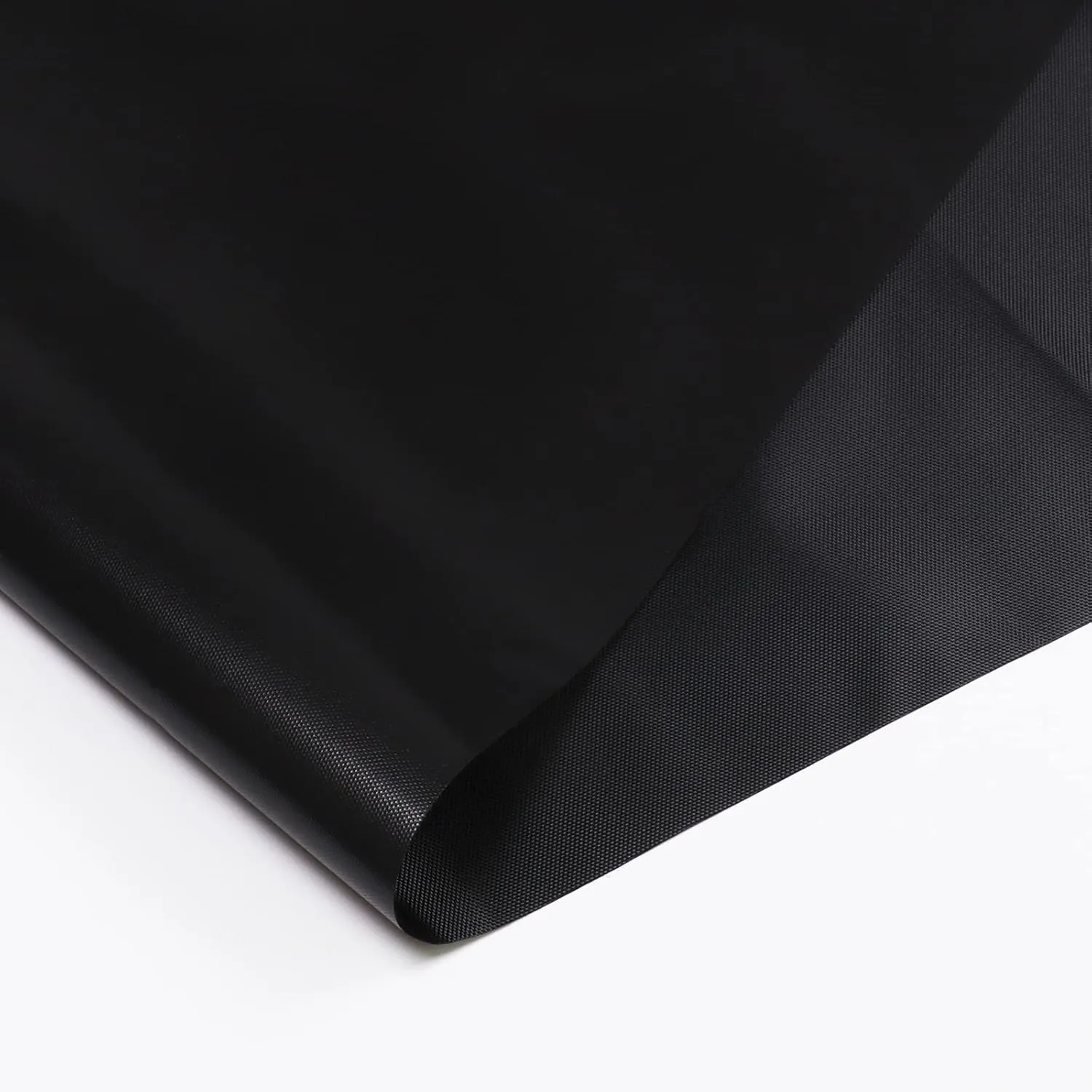 Outdoor Waterproof UV Sun Protection Canvas Fabric, UPF 50  Silver Backing 210 Denier Canvas Fabric for Outdoor/Indoor, Awning, Tent, Umbrella, Tarp, DIY Project, 60" Wide (1 Yard, Black)