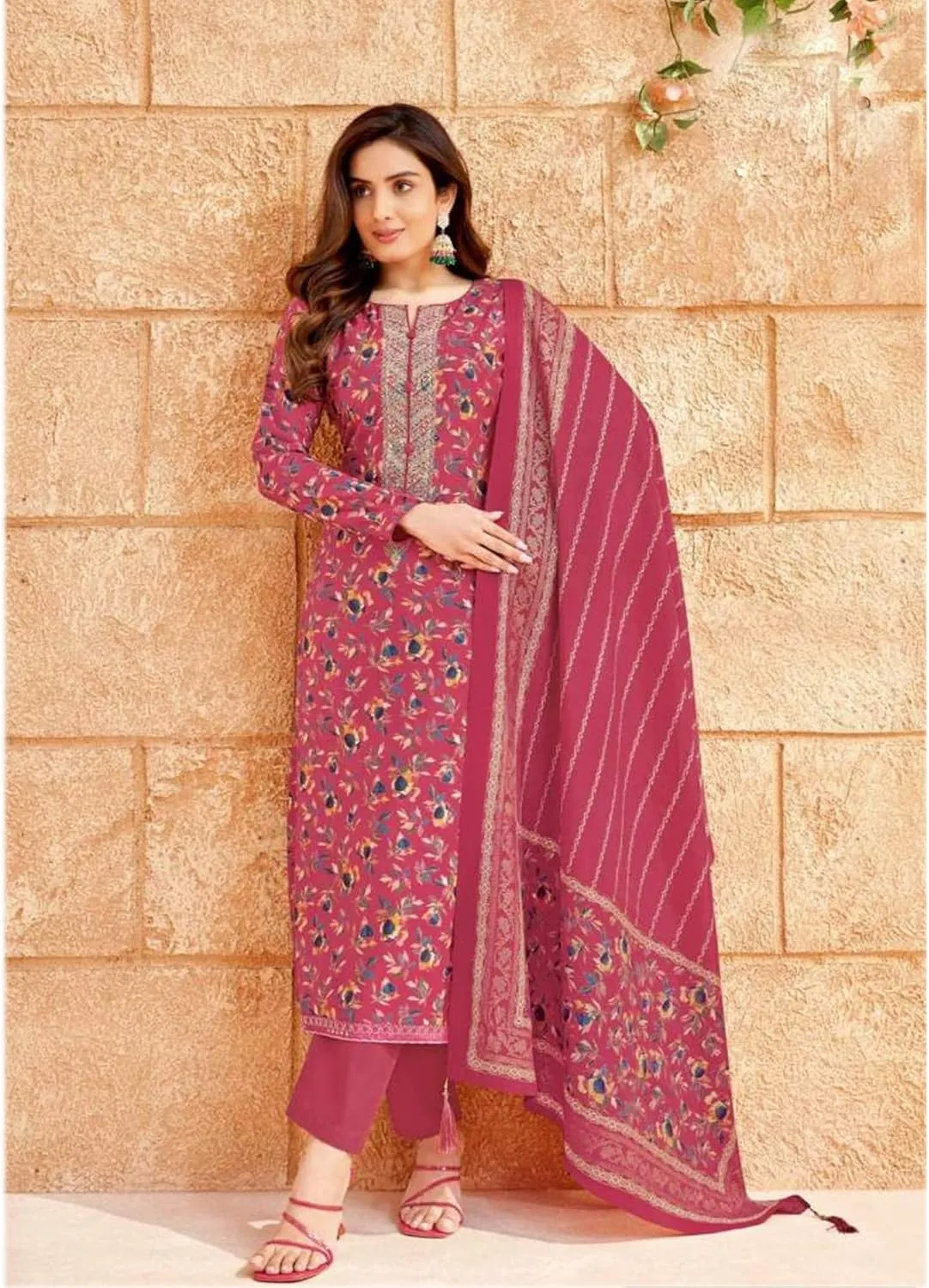 Pakistani Ready to Wear Dress Indian Designer Girl's Wear Salwar Kameez Palazo Pant Suits