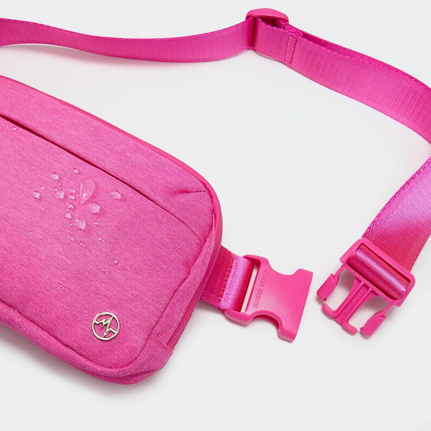 Pander Crossbody Sling Bag for Travel, Outdoor, and Everyday Use – Adjustable Strap, Lightweight Shoulder Bag, Sonic Pink