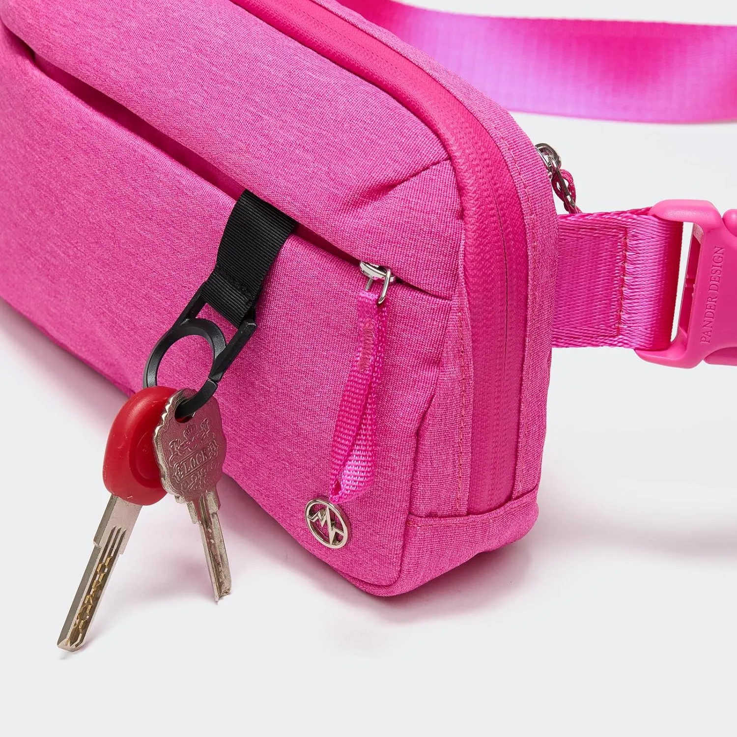 Pander Crossbody Sling Bag for Travel, Outdoor, and Everyday Use – Adjustable Strap, Lightweight Shoulder Bag, Sonic Pink