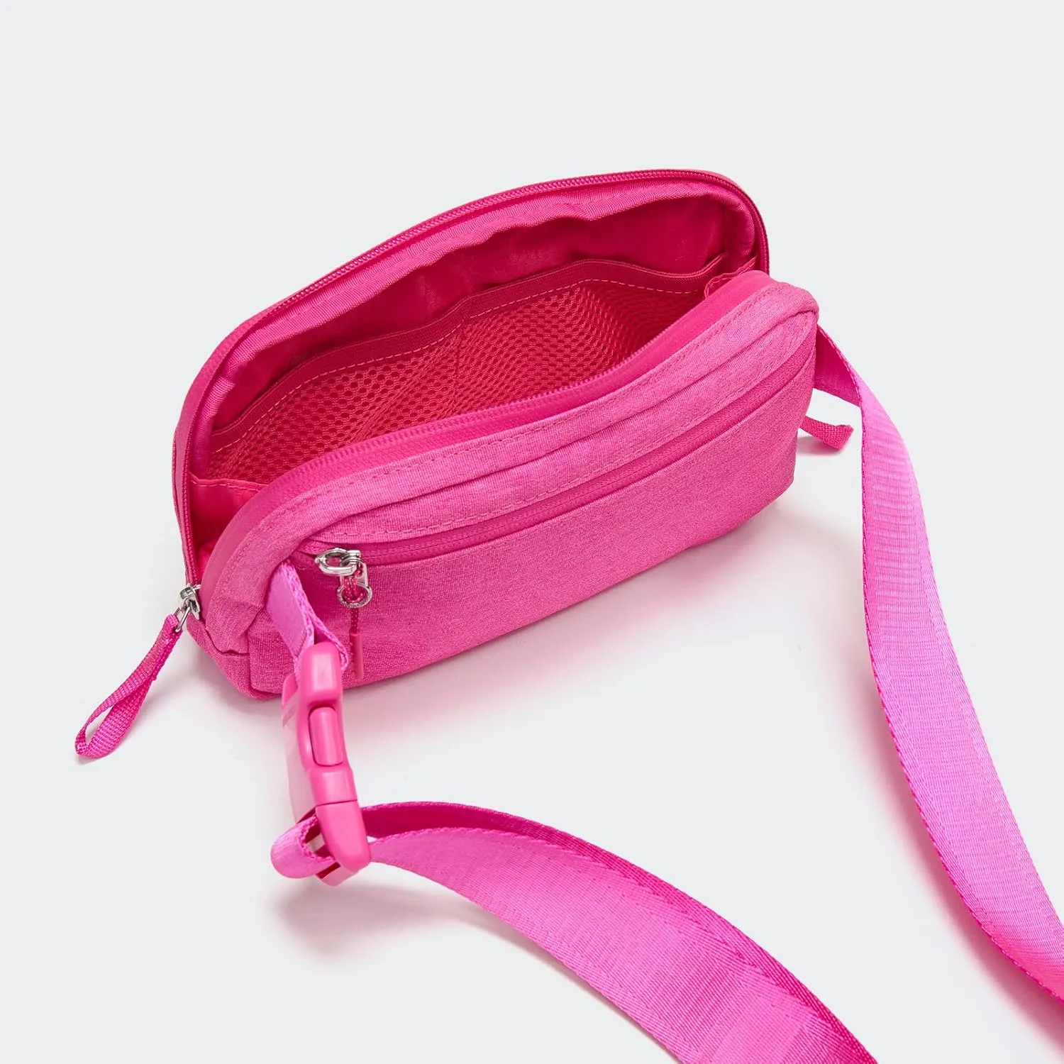 Pander Crossbody Sling Bag for Travel, Outdoor, and Everyday Use – Adjustable Strap, Lightweight Shoulder Bag, Sonic Pink