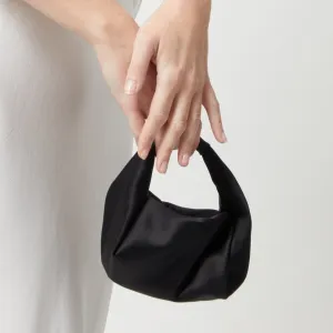 Parachute Bag - Black Silk Satin