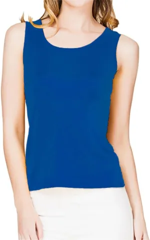Paradise Silk 100% Silk Knit Women's Sleeveless Tank Top