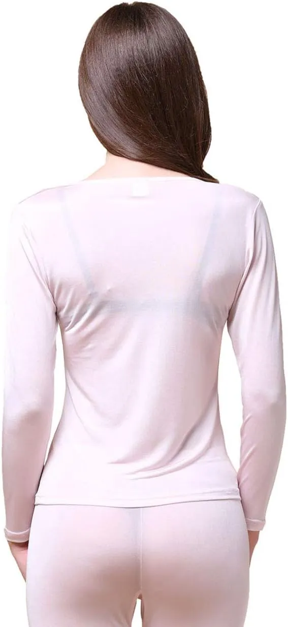 Paradise Silk Pure Silk Knit Women Underwear Long Johns Top Only