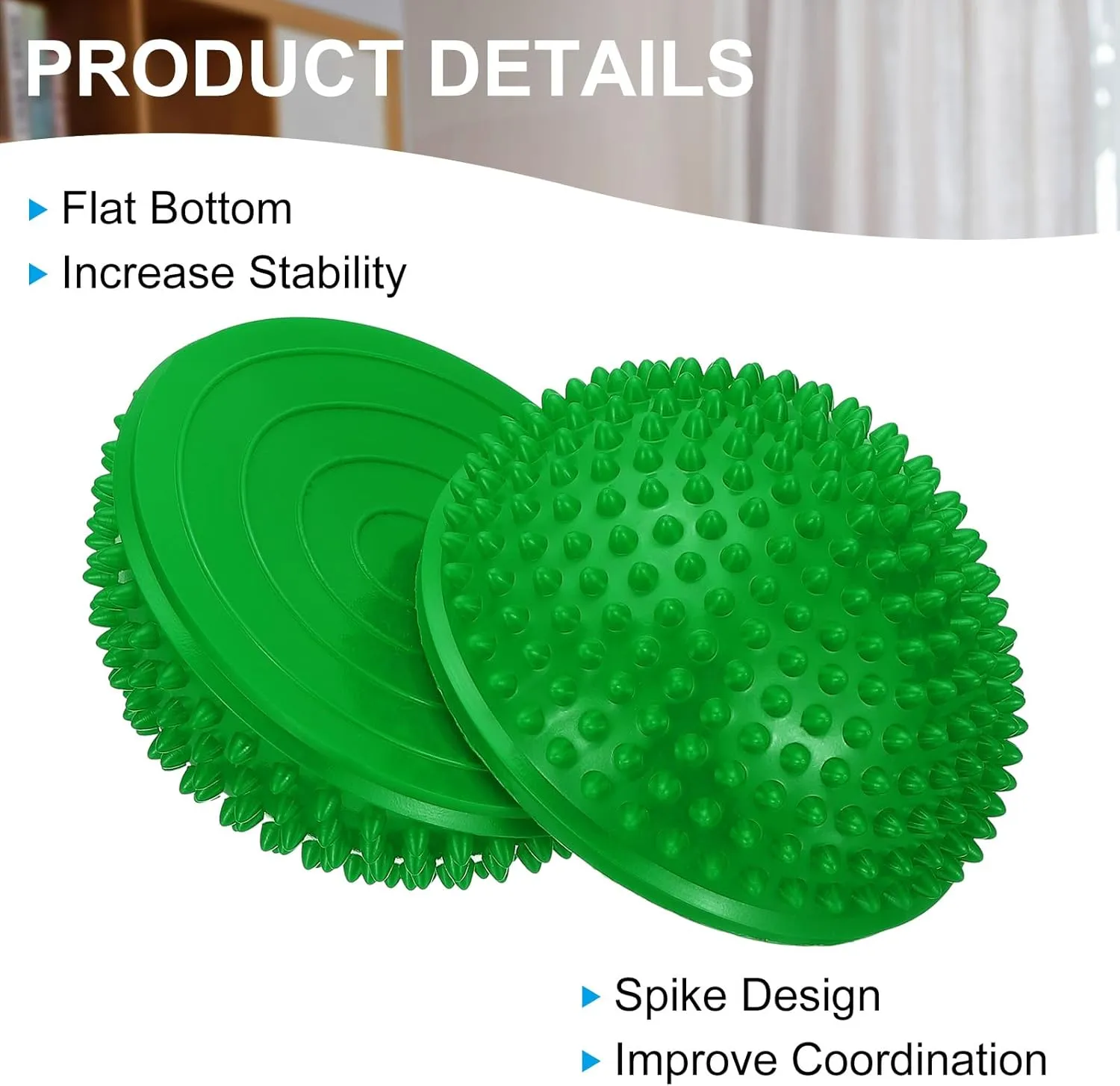 PATIKIL Half Spiky Domes Balance Pods Balance Trainer Dots with Hand Pump for Core