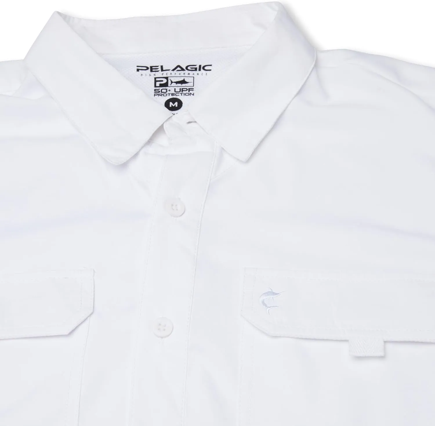 PELAGIC Men's Keys Guide Fishing Shirt, Short Sleeve, UPF 50  Protection, Ventilated and Lightweight