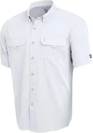 PELAGIC Men's Keys Guide Fishing Shirt, Short Sleeve, UPF 50  Protection, Ventilated and Lightweight
