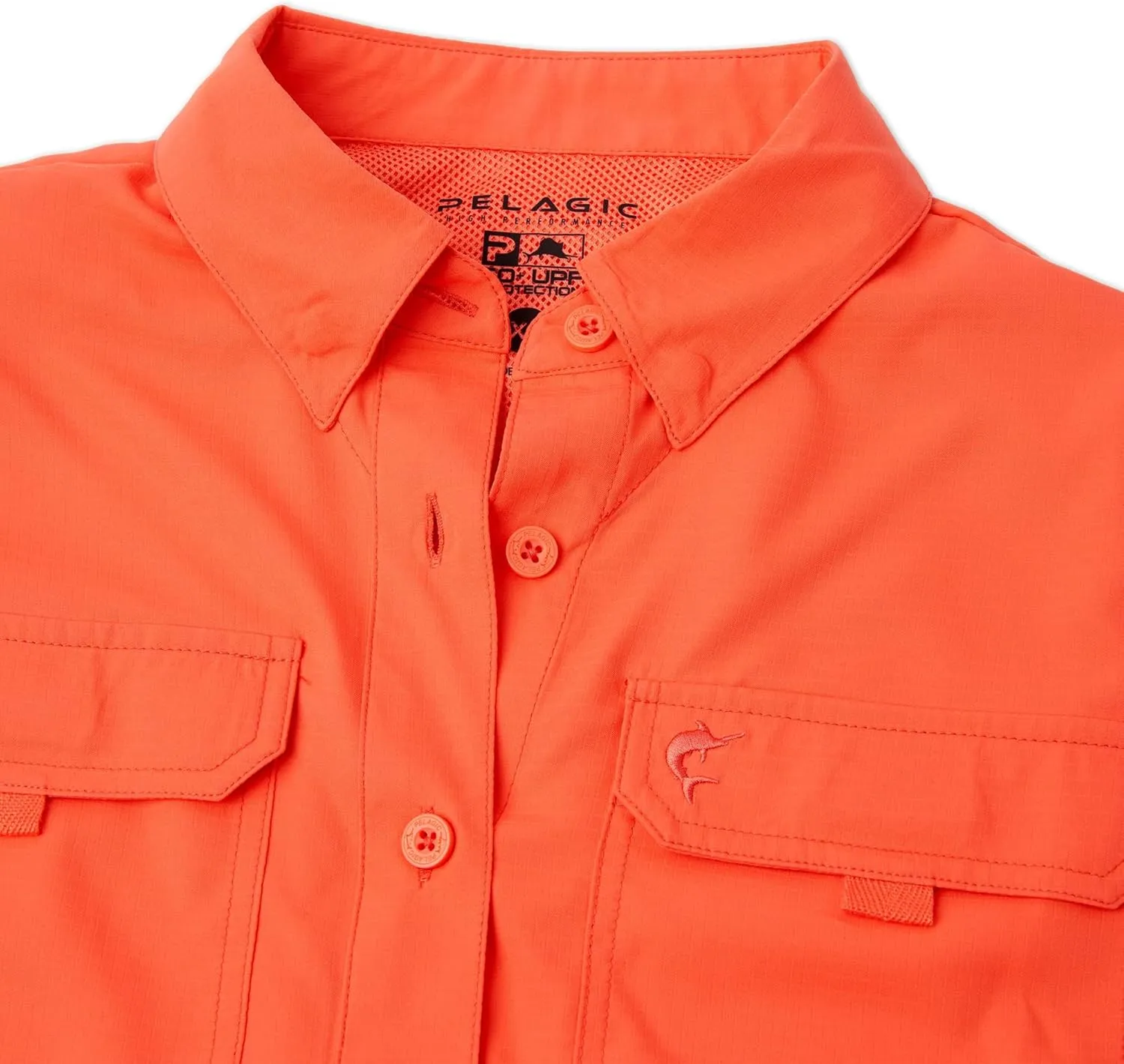 PELAGIC Women's Keys Guide Fishing Shirt, Long Sleeve, UPF 50  Protection, Ventilated and Lightweight