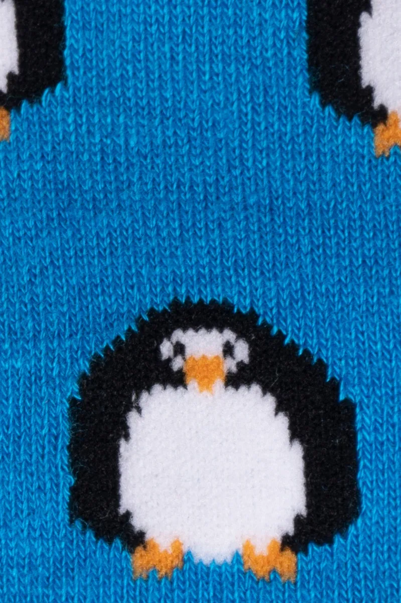 Penguin Bamboo Socks Blue