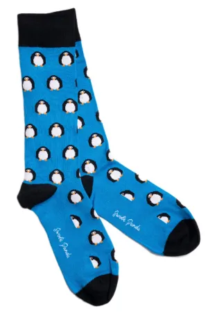 Penguin Bamboo Socks Blue