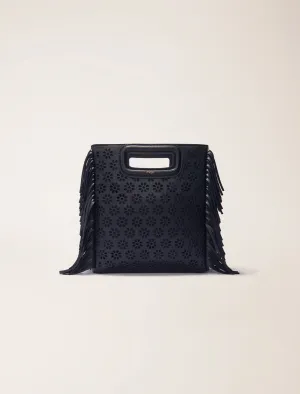 Perforated leather m bag