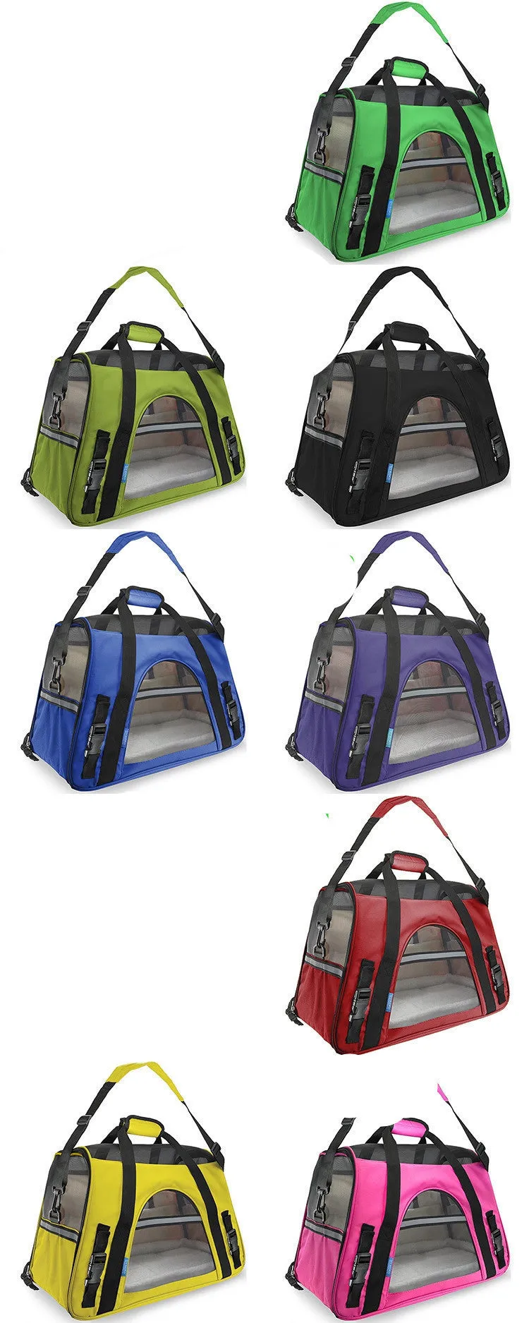 Pet Cat Travel Bags Breathable Pet Handbag Dog Shoulder Bag Teddy Pet Out Portable Package