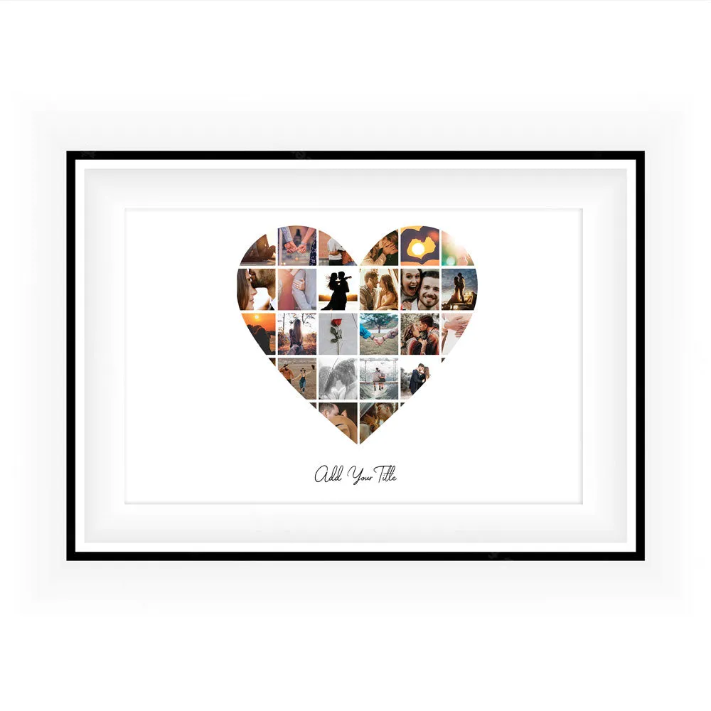 Photo Collage | 24 Heart Collage