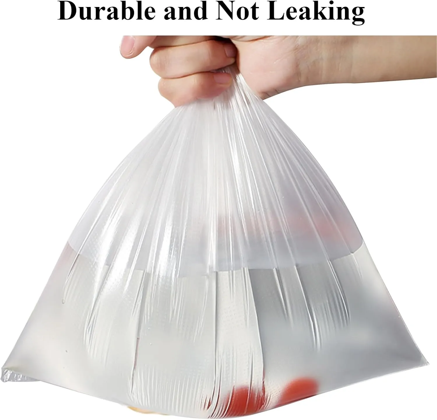 Plastic Produce Bags for Groceries,40x50cm(16x20in) Durable Clear Food Storage Bags for Bread,Fruits,Vegetables,Shopping Poly Packing Bag,350 Pcs per Roll