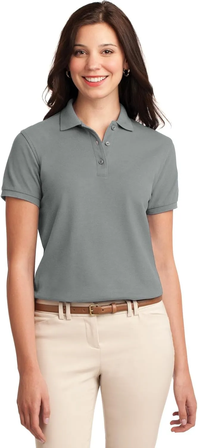 Port Authority Ladies Silk Touch Polo