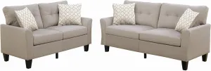 Poundex PDEX- Sofas, Beige