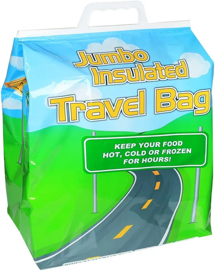 Premium Jumbo Travel Insulated Bag, Blue