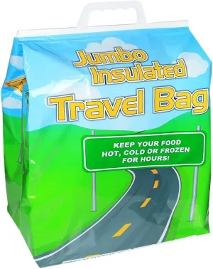 Premium Jumbo Travel Insulated Bag, Blue